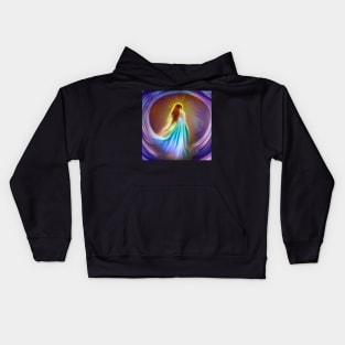 Woman in Prayer Kids Hoodie